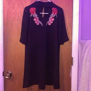 Black floral dress from Macy’s!
